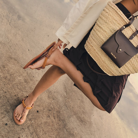 Sandales Pépite Moka Miel