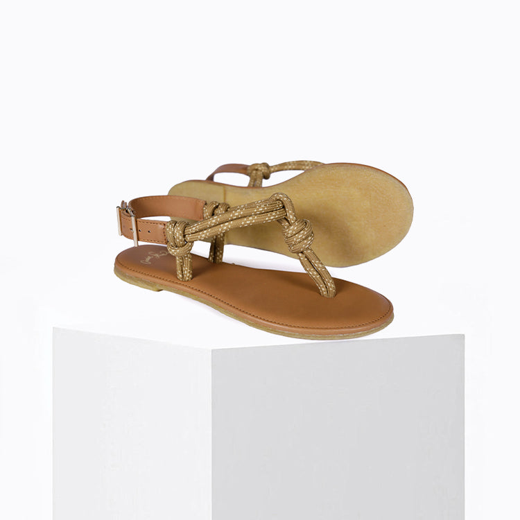 Sandales Pépite High Cannelle