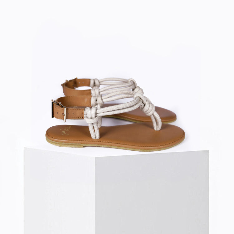 Sandales Pépite Lin