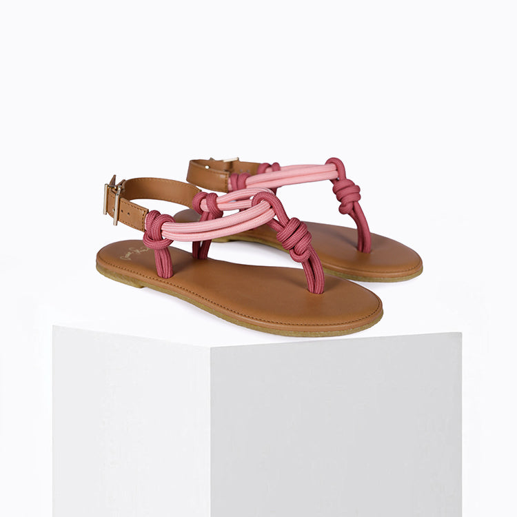 Sandales Pépite Rose Pêche