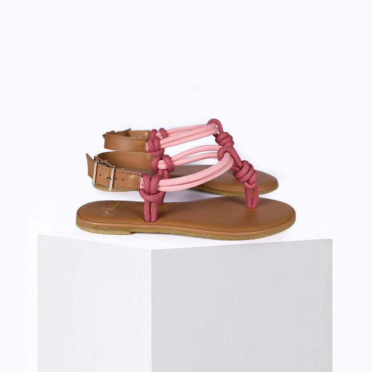Sandales Pépite Rose Pêche