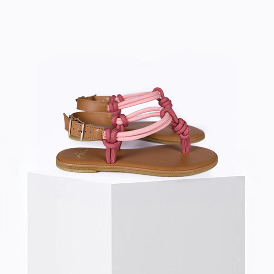 Sandales Pépite Rose Pêche