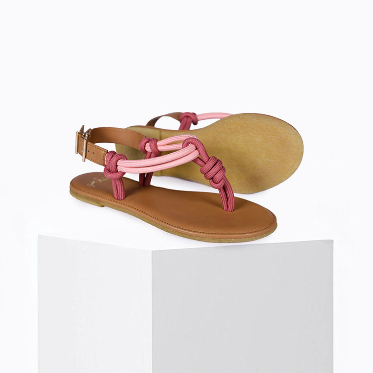 Sandales Pépite Rose Pêche