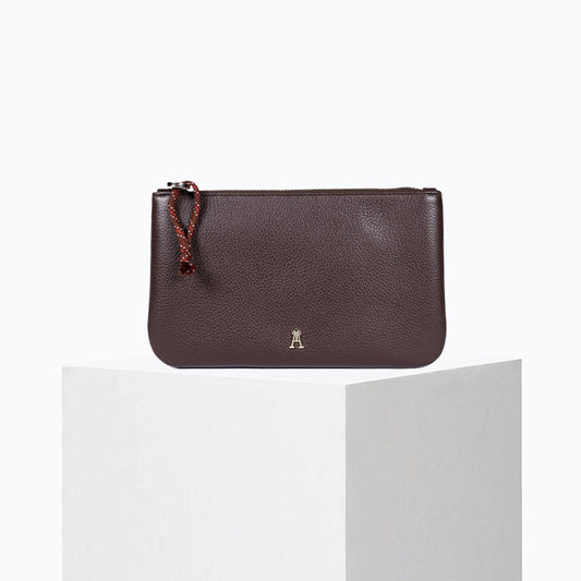 Petite Pochette Grainé Expresso
