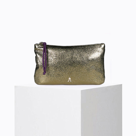 Petite Pochette Métal Kaki