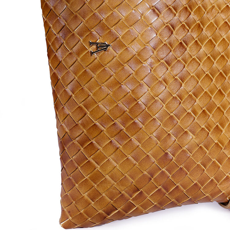 Pillow Tresse Patine Caramel