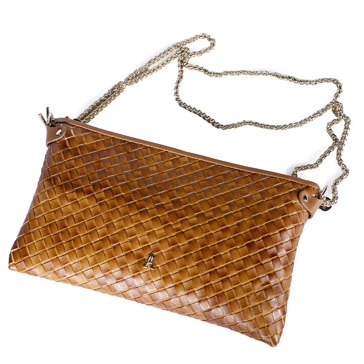 Pillow Tresse Patine Caramel