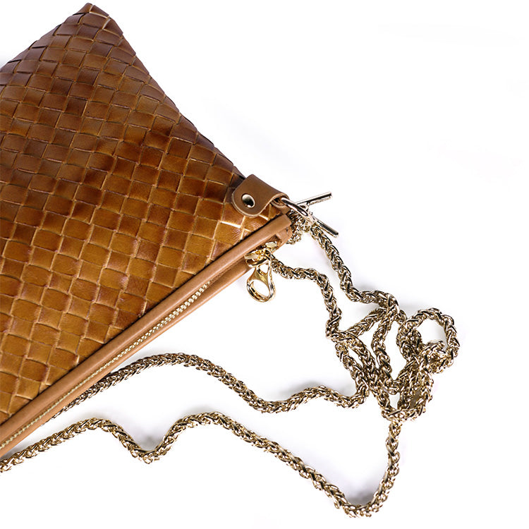 Pillow Tresse Patine Caramel