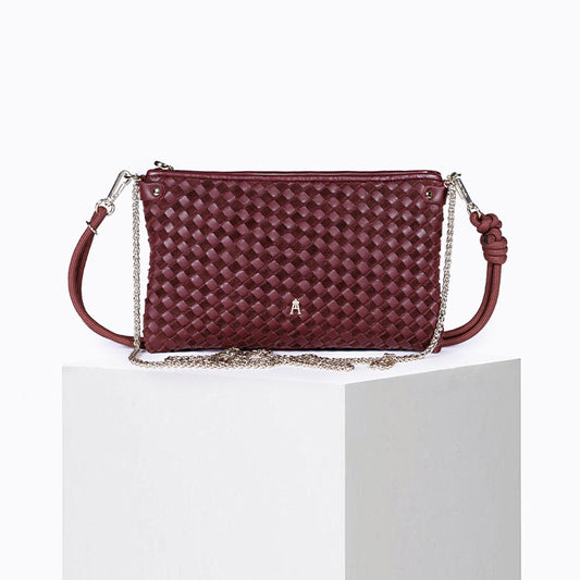 Pillow Tresse Bi Burgundy