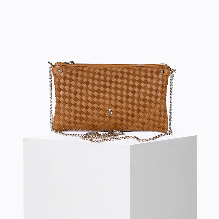 Pillow Tresse Bi Cognac