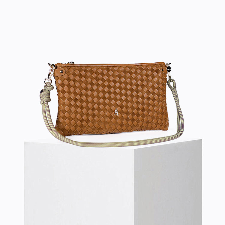 Pillow Tresse Bi Cognac