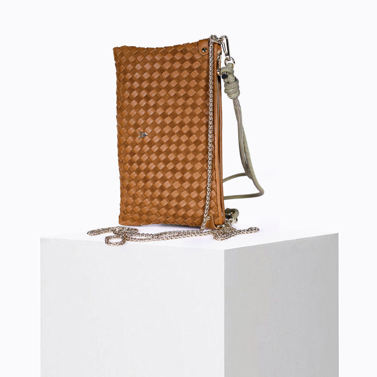 Pillow Tresse Bi Cognac