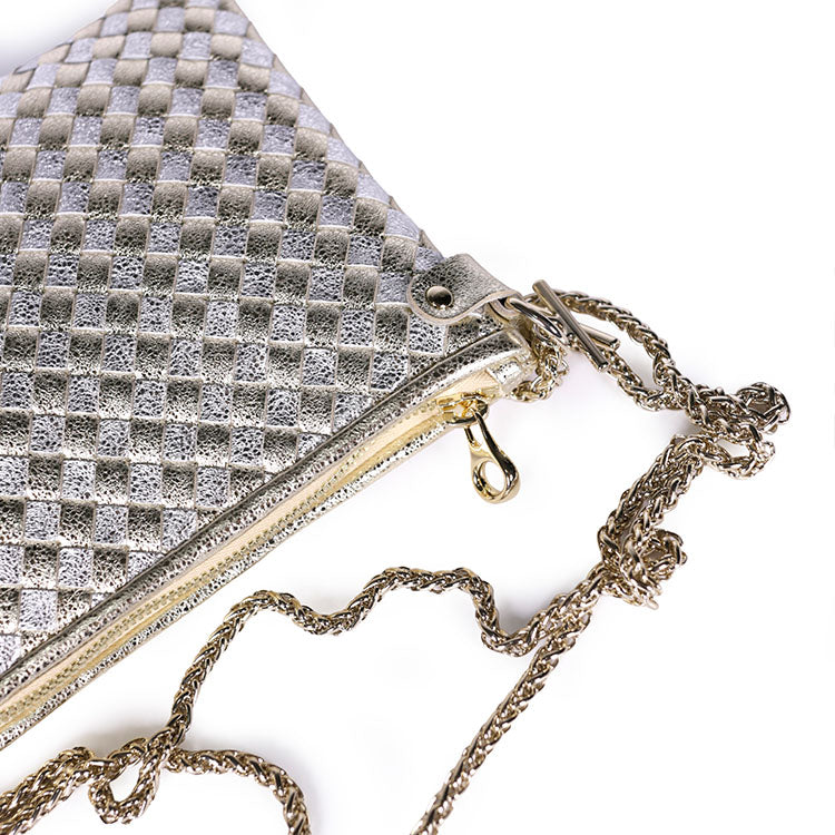 Pillow Tresse Argent Or