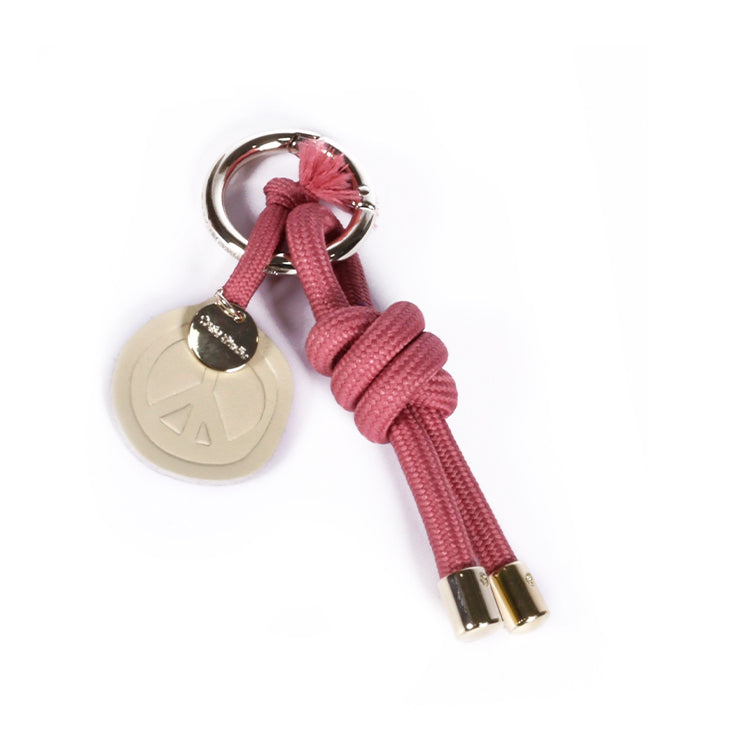 Porte-Clefs corde Vieux Rose