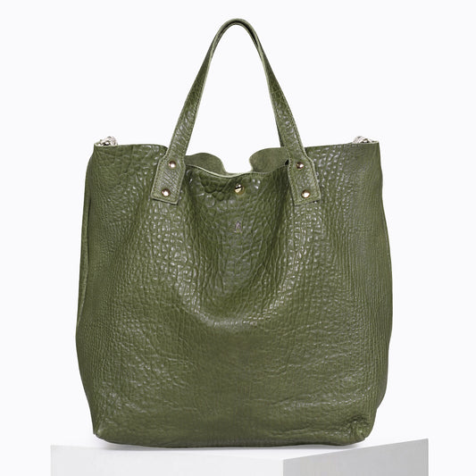 Cabas Ruban Bubble Moss