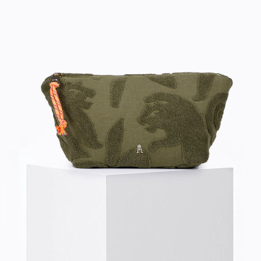 Pochette Sable éponge Panthere Fushia