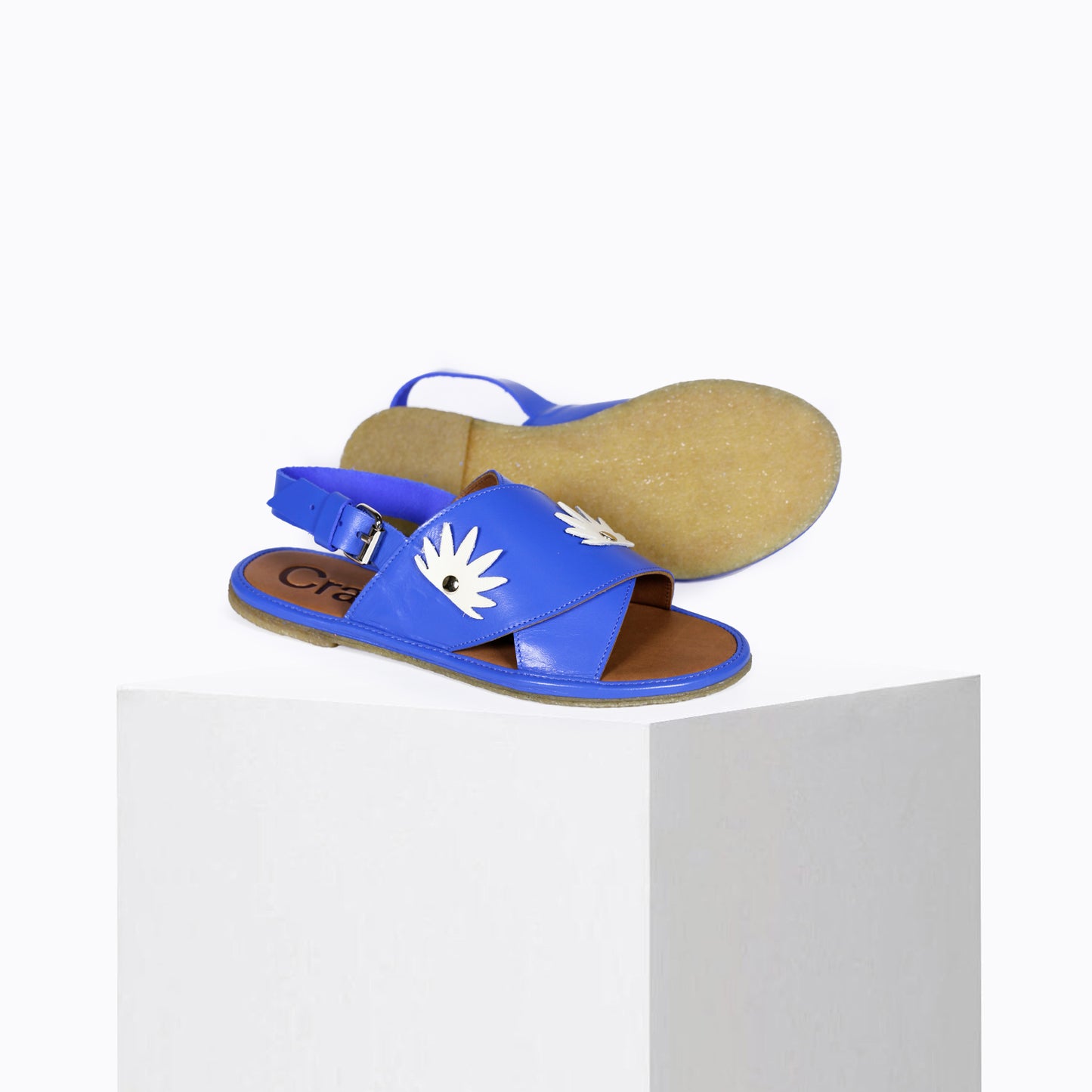 Soul Leaf Sandals Blue Digital