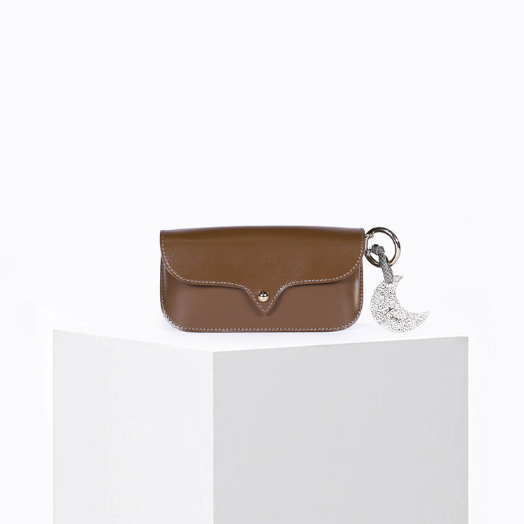 Sunglasses Calf Leather Bronze