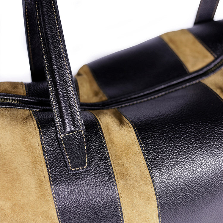 Tall Stripe Noir Sepia