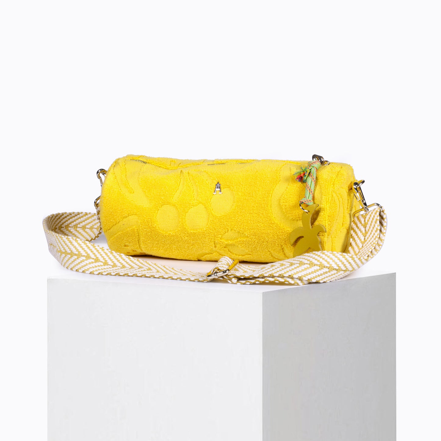 Bolsa de tubo de esponja de fruta amarilla