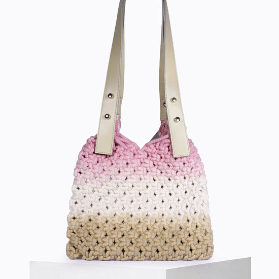 Sac Weaves macramé Tan
