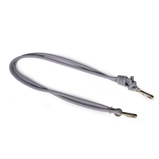 Bandoulière corde uni Gris