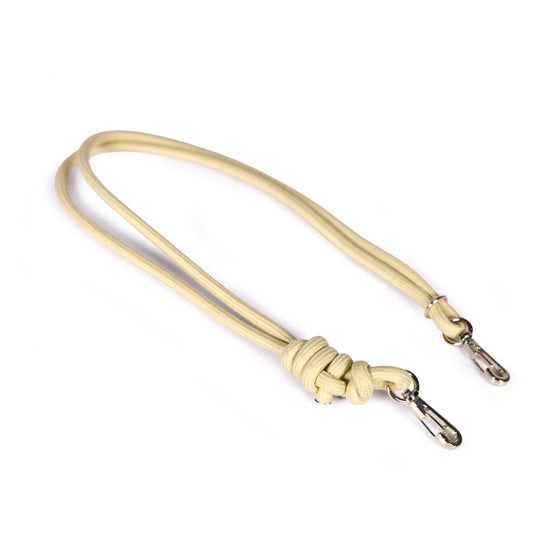 Bandoulière corde uni Vanille