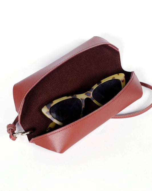 Sunglasses Case in Rust